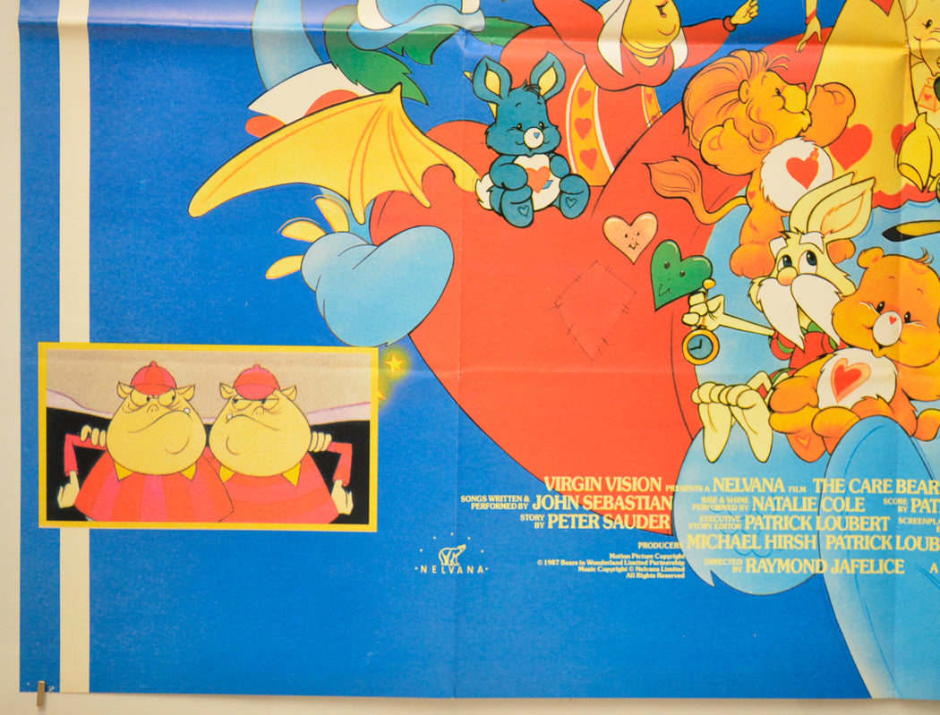 CARE BEARS : ADVENTURE IN WONDERLAND (Bottom Left) Cinema Quad Movie Poster 