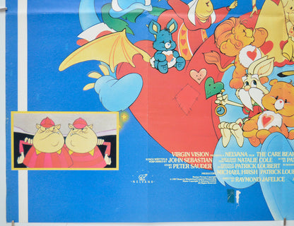 CARE BEARS : ADVENTURE IN WONDERLAND (Bottom Left) Cinema Quad Movie Poster 