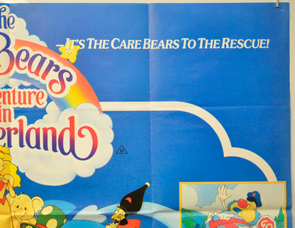 CARE BEARS : ADVENTURE IN WONDERLAND (Top Right) Cinema Quad Movie Poster 