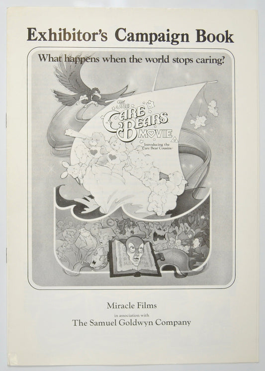 The Care Bears Movie Original 8 Page Cinema Exhibitors Campaign Pressbook (UK)