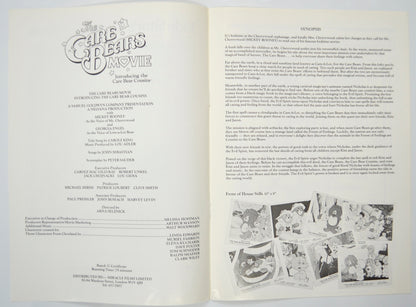 THE CARE BEARS MOVIE Cinema Exhibitors Campaign Pressbook - INSIDE 