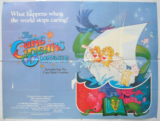 The Care Bears Movie Original Quad Poster - Film Poster - Movie Poster