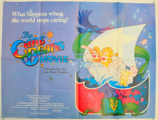 The Care Bears Movie Original Quad Poster - Film Poster - Movie Poster  