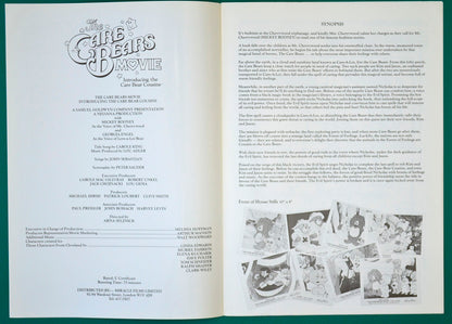 Care Bears Movie - Press Book - Inside