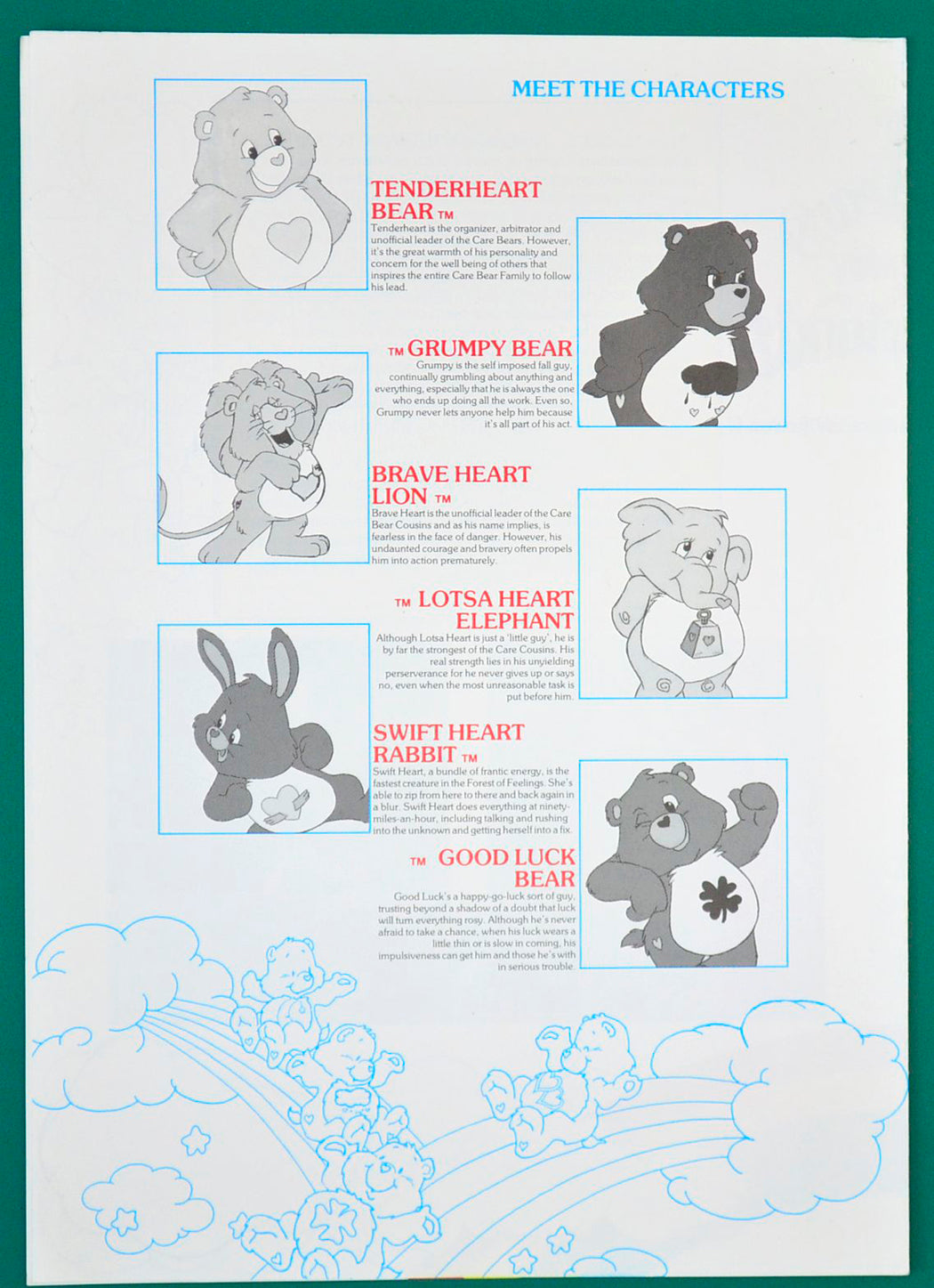 Care Bears Adventures In Wonderland - Synopsis - Back