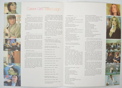 CAREER GIRLS Cinema Exhibitors Press Synopsis Credits Booklet - INSIDE 