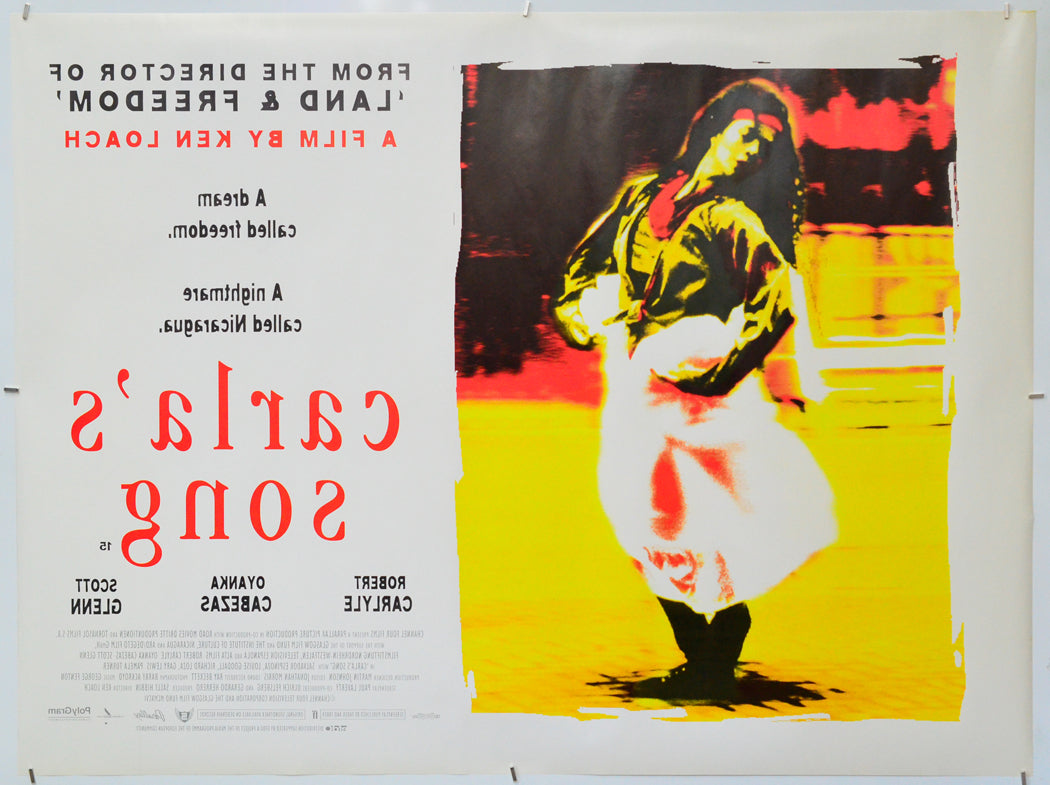 Carla’s Song (Back) Cinema Quad Movie Poster 