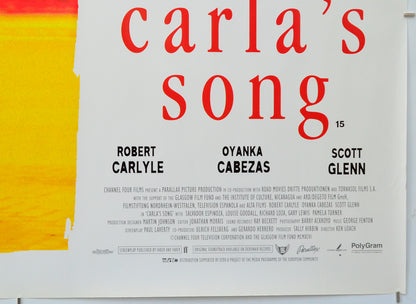 Carla’s Song (Bottom Right) Cinema Quad Movie Poster 
