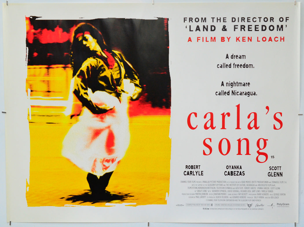 Carla’s Song - Original Quad Poster - Film Poster - Movie Poster