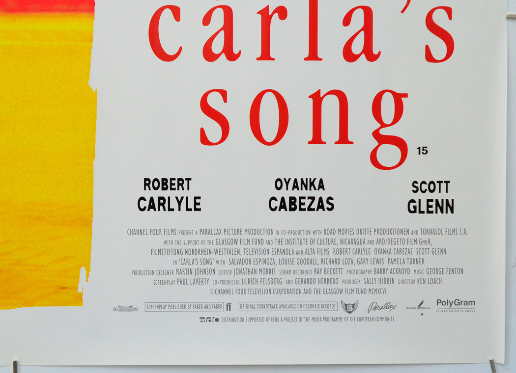 Carla’s Song (Bottom Right) Cinema Quad Movie Poster 