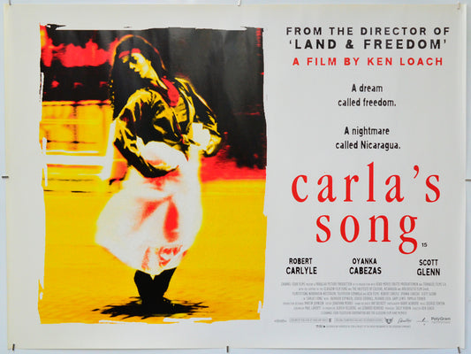 Carla’s Song - Original Quad Poster - Film Poster - Movie Poster