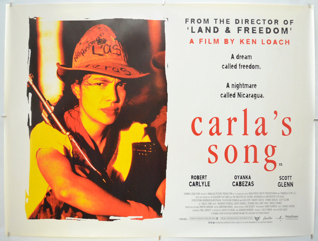 Carla’s Song Original Quad Poster - Film Poster - Movie Poster