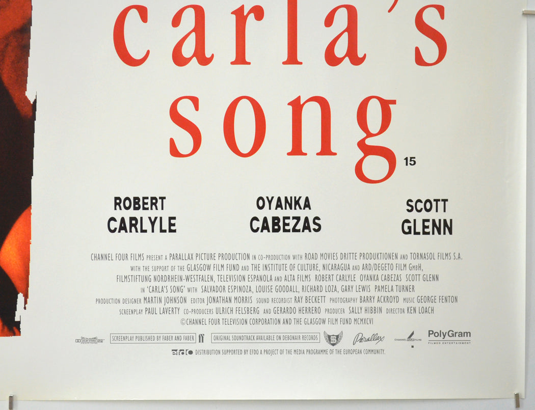 CARLA’S SONG (Bottom Right) Cinema Quad Movie Poster 