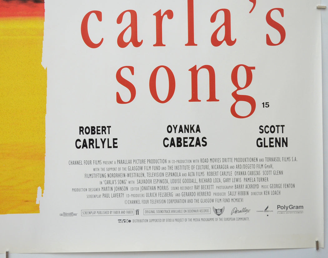 CARLA’S SONG (Bottom Right) Cinema Quad Movie Poster 