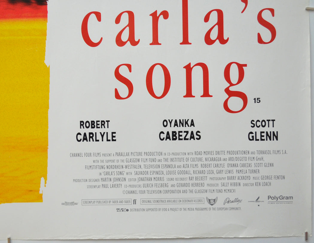 CARLA’S SONG (Bottom Right) Cinema Quad Movie Poster 