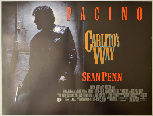 Carlito's Way Original Mini Quad Poster - Film Poster - Movie Poster