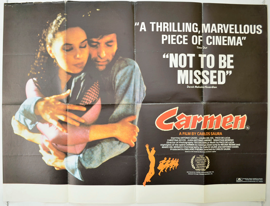 Carmen   Original Quad Poster - Film Poster - Movie Poster 