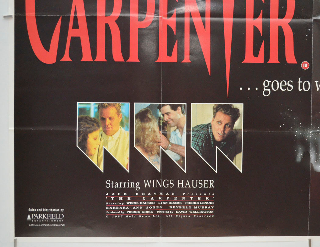 THE CARPENTER (Bottom Left) Cinema Quad Movie Poster 