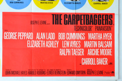 THE CARPETBAGGERS (Bottom Right) Cinema Quad Movie Poster 