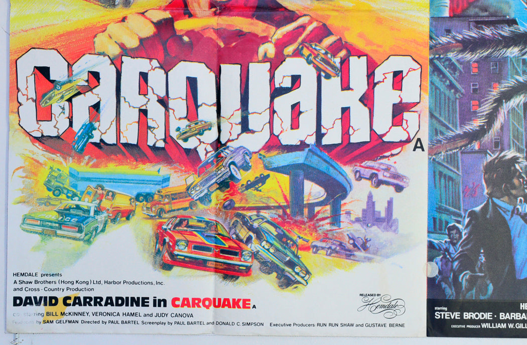 CARQUAKE / THE GIANT SPIDER INVASION (Bottom Left) Cinema Quad Movie Poster 