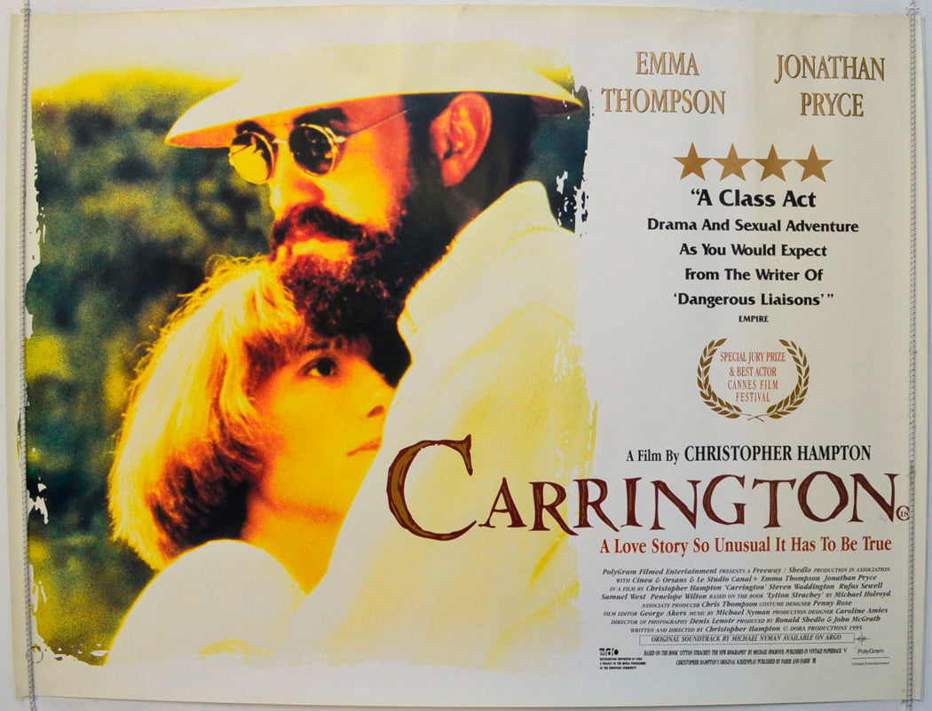 Carrington Original British Quad Poster - Film Poster - Movie Poster 