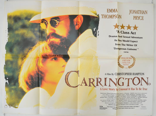 Carrington   Original Quad Poster - Film Poster - Movie Poster 