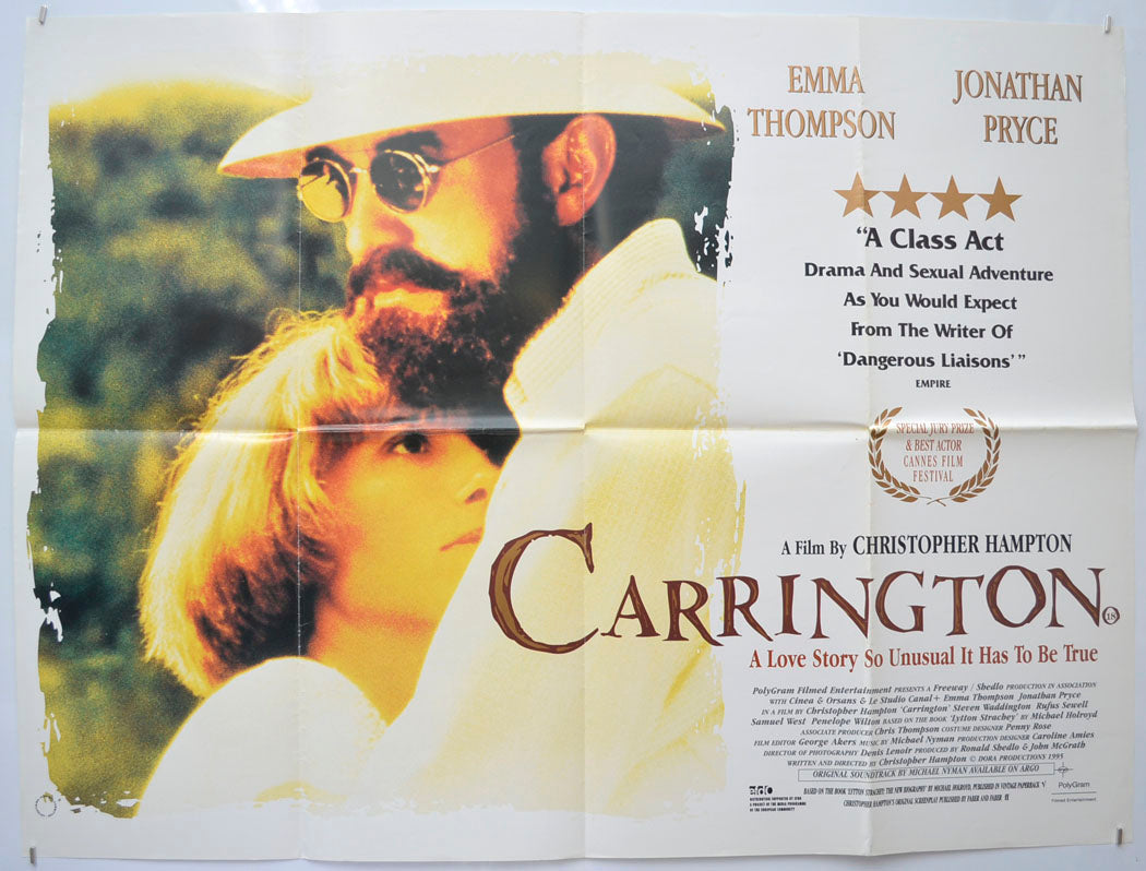 Carrington Original Quad Poster - Film Poster - Movie Poster