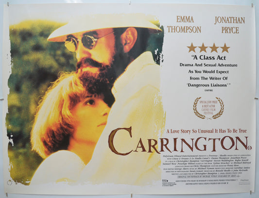 Carrington Original Quad Poster - Film Poster - Movie Poster