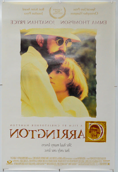 Carrington (Back) Cinema One Sheet Movie Poster 