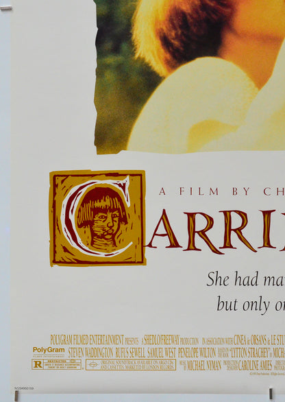 Carrington (Bottom Left) Cinema One Sheet Movie Poster 