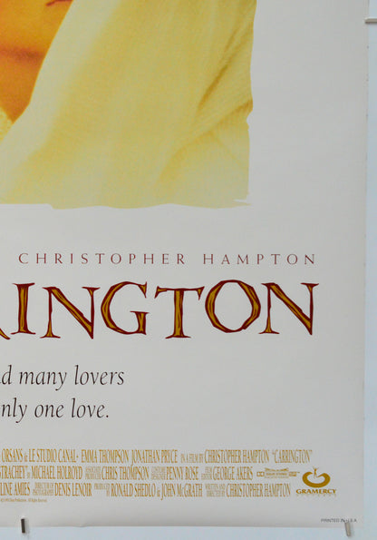 Carrington (Bottom Right) Cinema One Sheet Movie Poster 