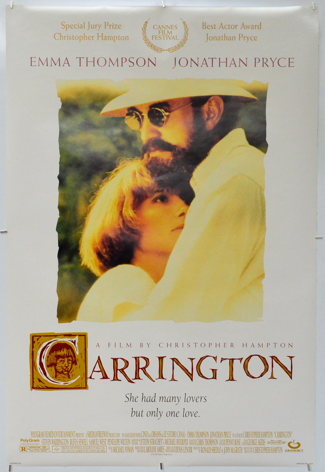 Carrington - Original One Sheet Poster - Film Poster - Movie Poster 