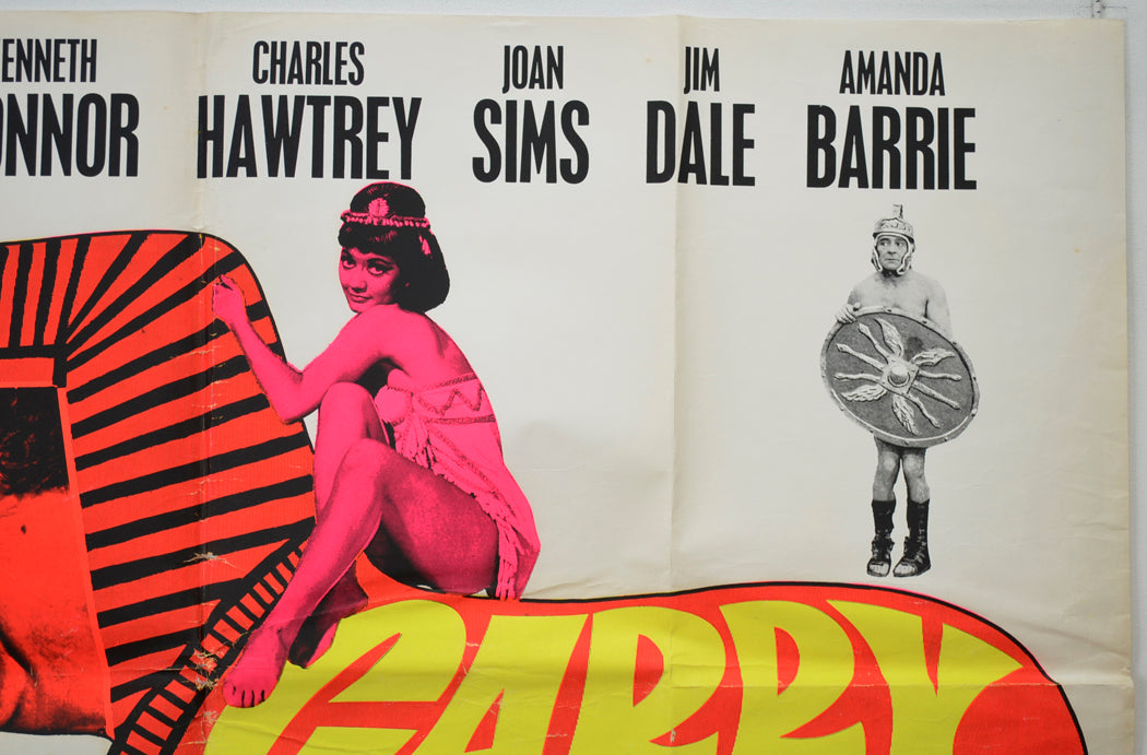 CARRY ON CLEO (Top Right) Cinema Quad Movie Poster 