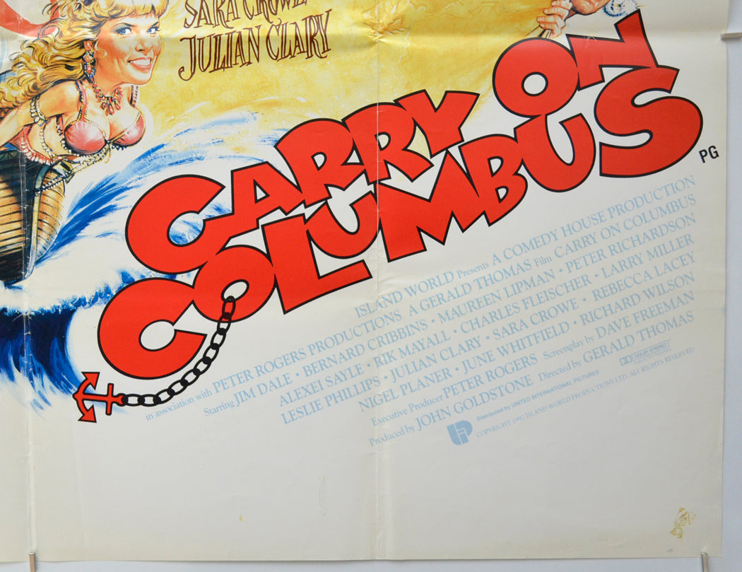 CARRY ON COLUMBUS (Bottom Right) Cinema Quad Movie Poster 