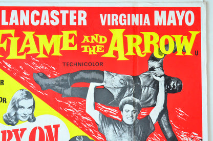 CARRY ON SERGEANT / THE FLAME AND THE ARROW (Top Right) Cinema Quad Movie Poster 