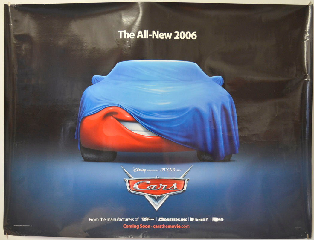 Cars (Teaser / Advance Version 2) Original Quad Poster - Film Poster - Movie Poster - Cinema Poster