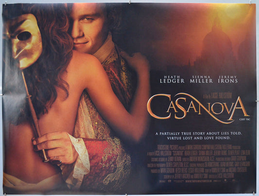 Casanova Original Quad Poster - Film Poster - Movie Poster