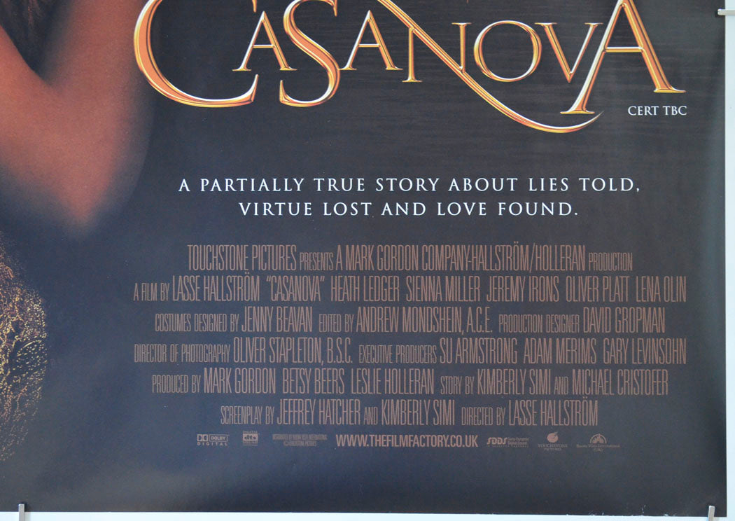 CASANOVA (Bottom Right) Cinema Quad Movie Poster 