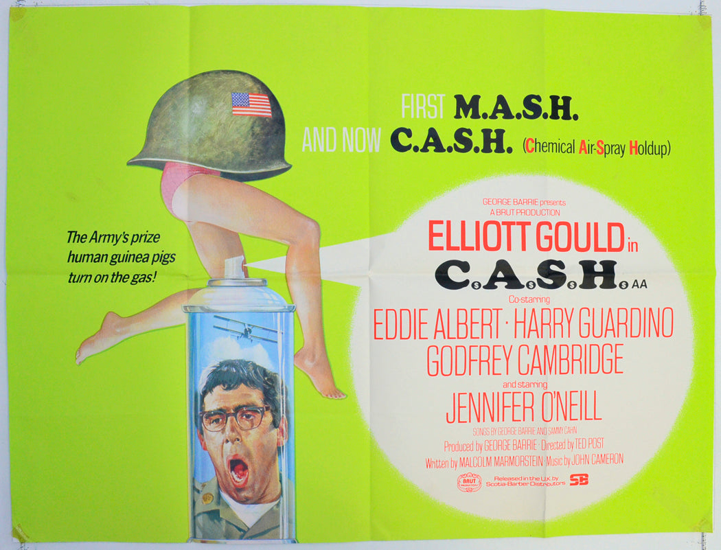 C.A.S.H.  Original British Quad Poster - Film Poster - Movie Poster 