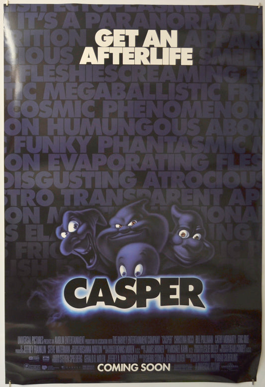 Casper  Original One Sheet Poster - Film Poster - Movie Poster