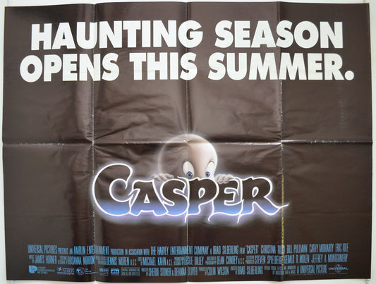 Casper  (Teaser / Advance Version)   Original Quad Poster - Film Poster - Movie Poster  