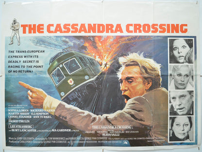 The Cassandra Crossing  Original Quad Poster - Film Poster - Movie Poster