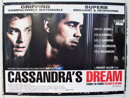 Cassandra's Dream Original British Quad Poster - Film Poster - Movie Poster 