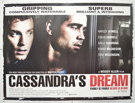 Cassandra’s Dream Original Quad Poster - Film Poster - Movie Poster - Cinema Poster