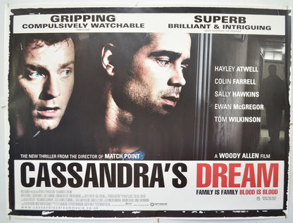 Cassandra’s Dream Original Quad Poster - Film Poster - Movie Poster - Cinema Poster