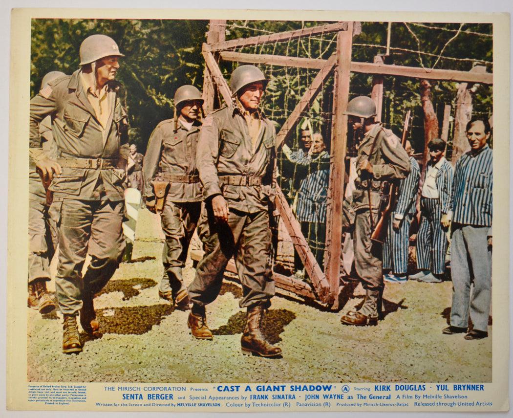 CAST A GIANT SHADOW (Card 2) Cinema Colour FOH Stills / Lobby Cards 