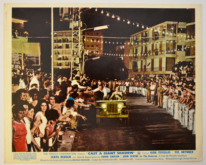 CAST A GIANT SHADOW (Card 3) Cinema Colour FOH Stills / Lobby Cards 