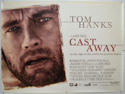 Cast Away Original Quad Poster - Film Poster - Movie Poster