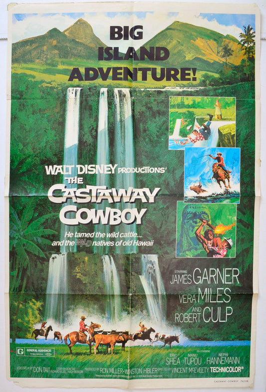 The Castaway Cowboy Original One Sheet Poster - Movie Poster