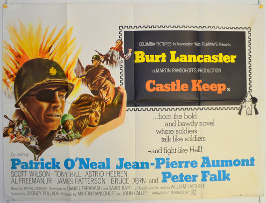 Castle Keep  Original British Quad Poster - Film Poster - Movie Poster 